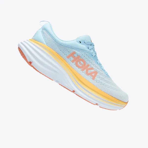 Bondi 8 Sneakers Lys blå/gul
